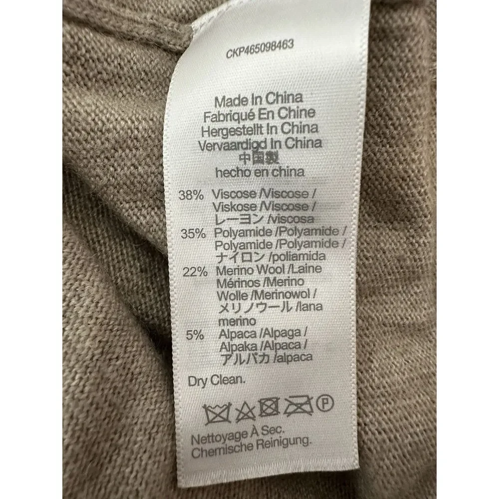 Madewell Sweater Top Women Large Alpaca‎ Merino Wool Blend Corpcore Cozycore